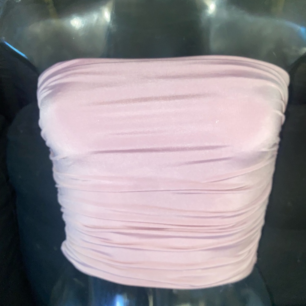 RSQ Light Pink Strapless Top